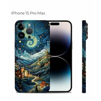 Чехол-наклейка с защитой на камеру на iPhone 15 Pro Max