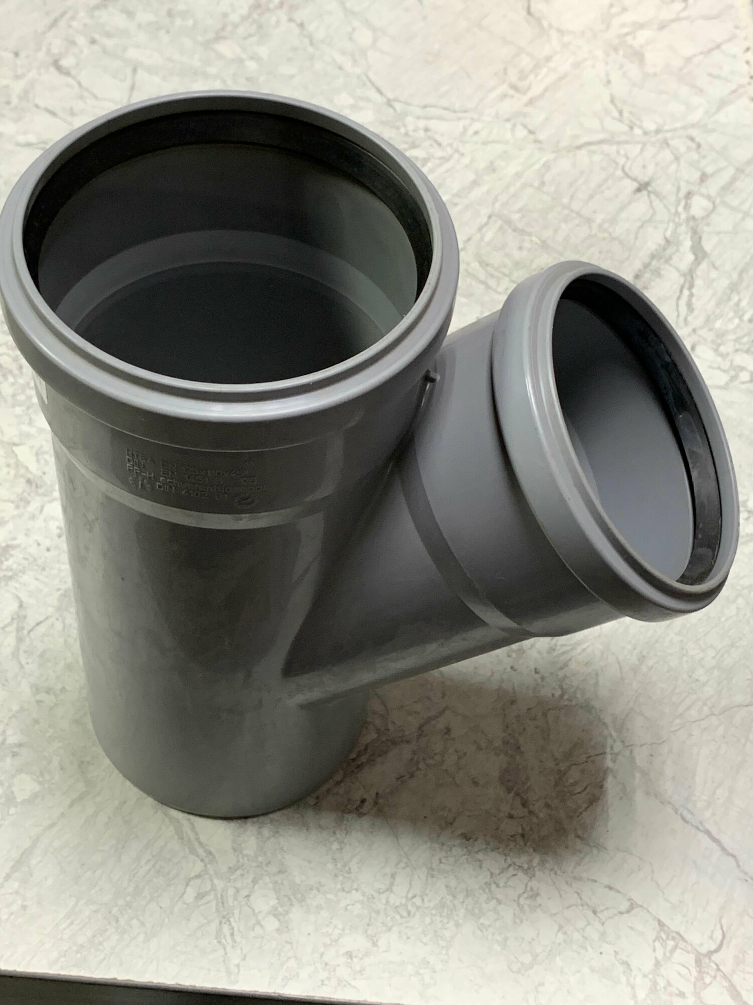 Тройник Ostendorf HTEA 125/110x45°, Ger - фото №4