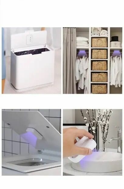 Ультрафиолетовый стерилизатор для туалета, для дезинфекции любых предметов дома, в ванной, санитайзер