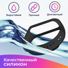 Фото #11 Силиконовый ремешок для смарт часов Xiaomi Mi Band 5, 6 и 7 / Спортивный сменный браслет на фитнес трекер Сяоми Ми Бэнд 5, 6 и 7 / Мятный