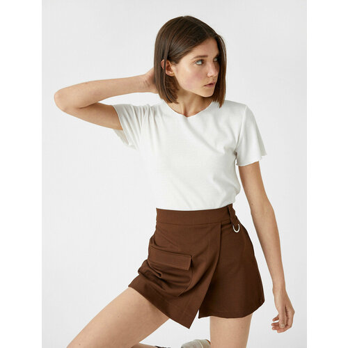 фото Футболка koton, размер xs, бежевый