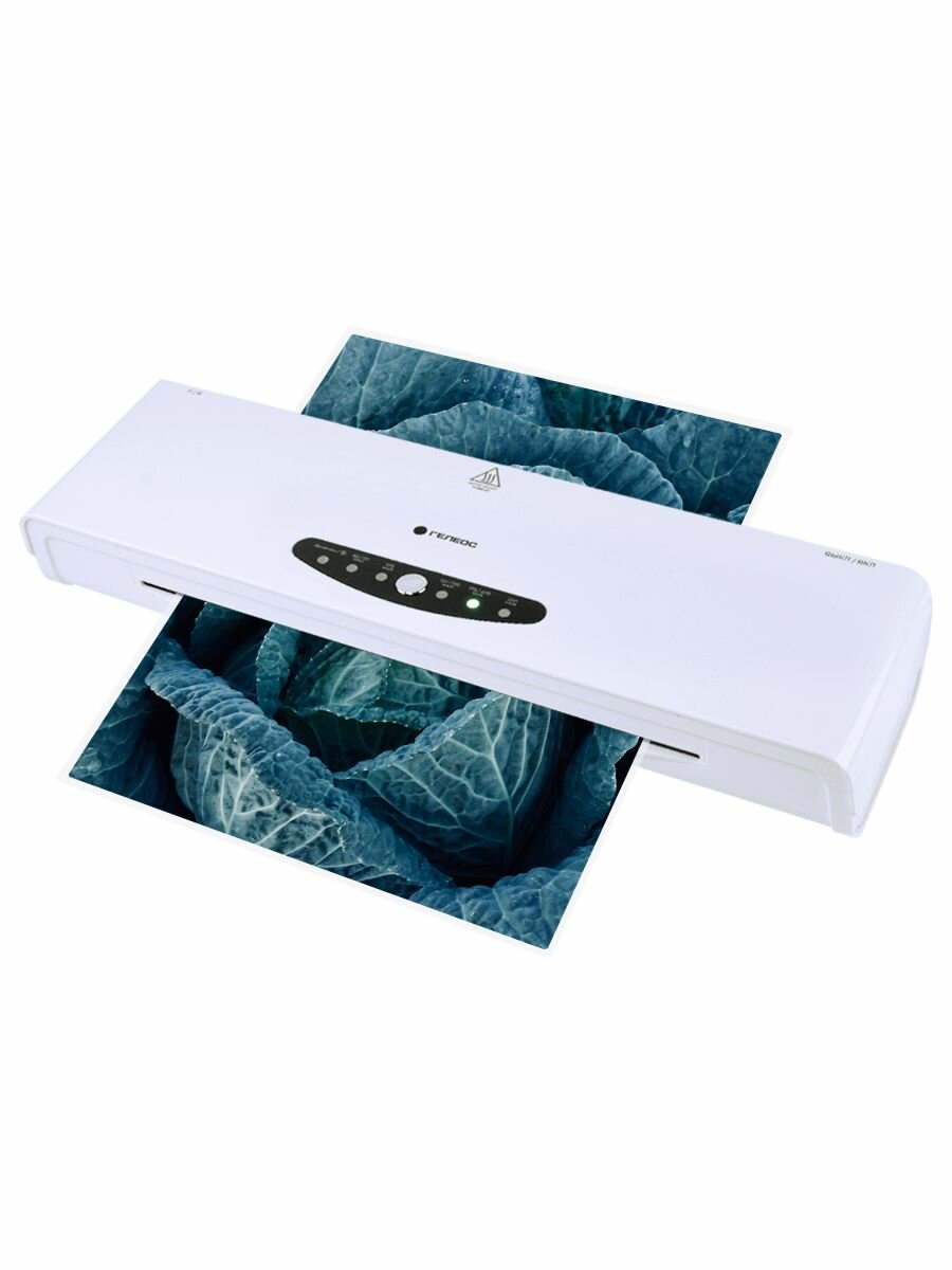 Ламинатор ГЕЛЕОС ЛМА34В А3, 2х250 (пленка 60-250мкм), 300 мм/мин, 4 вала, реверс, пластиковый. корпус, мах толщина 0,6мм - фото №15