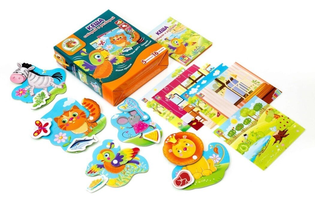Игра с липучками Vladi Toys Кеша, рус. язый (VT2109-05) - фото №6