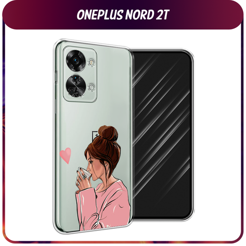 Силиконовый чехол на OnePlus Nord 2T / Ван Плас Норд 2T Приготовлено с любовью, прозрачный силиконовый чехол на oneplus nord 2t ван плас норд 2t мона лиза