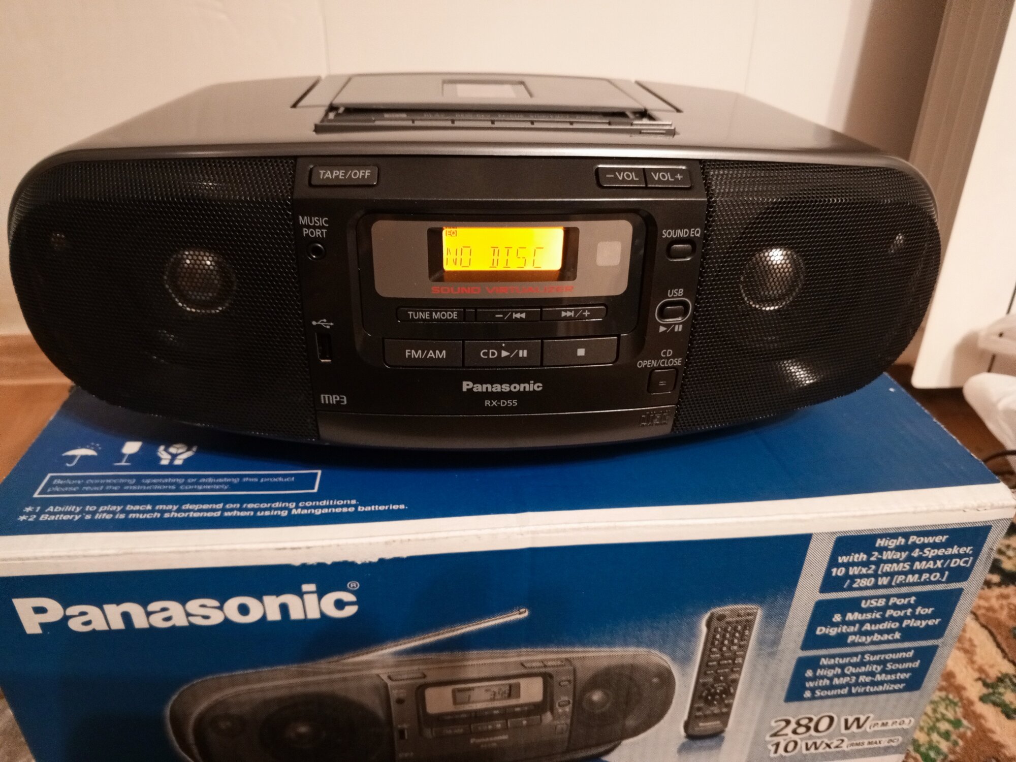 Радиомагнитола СD c кассетной декой Panasonic - фото №9