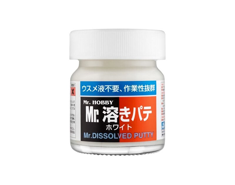 Шпаклевка жидкая 40 мл. MR.HOBBY Mr.Dissolved Putty, P-119