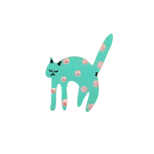 Брошь Ручками-Ручками, зеленый