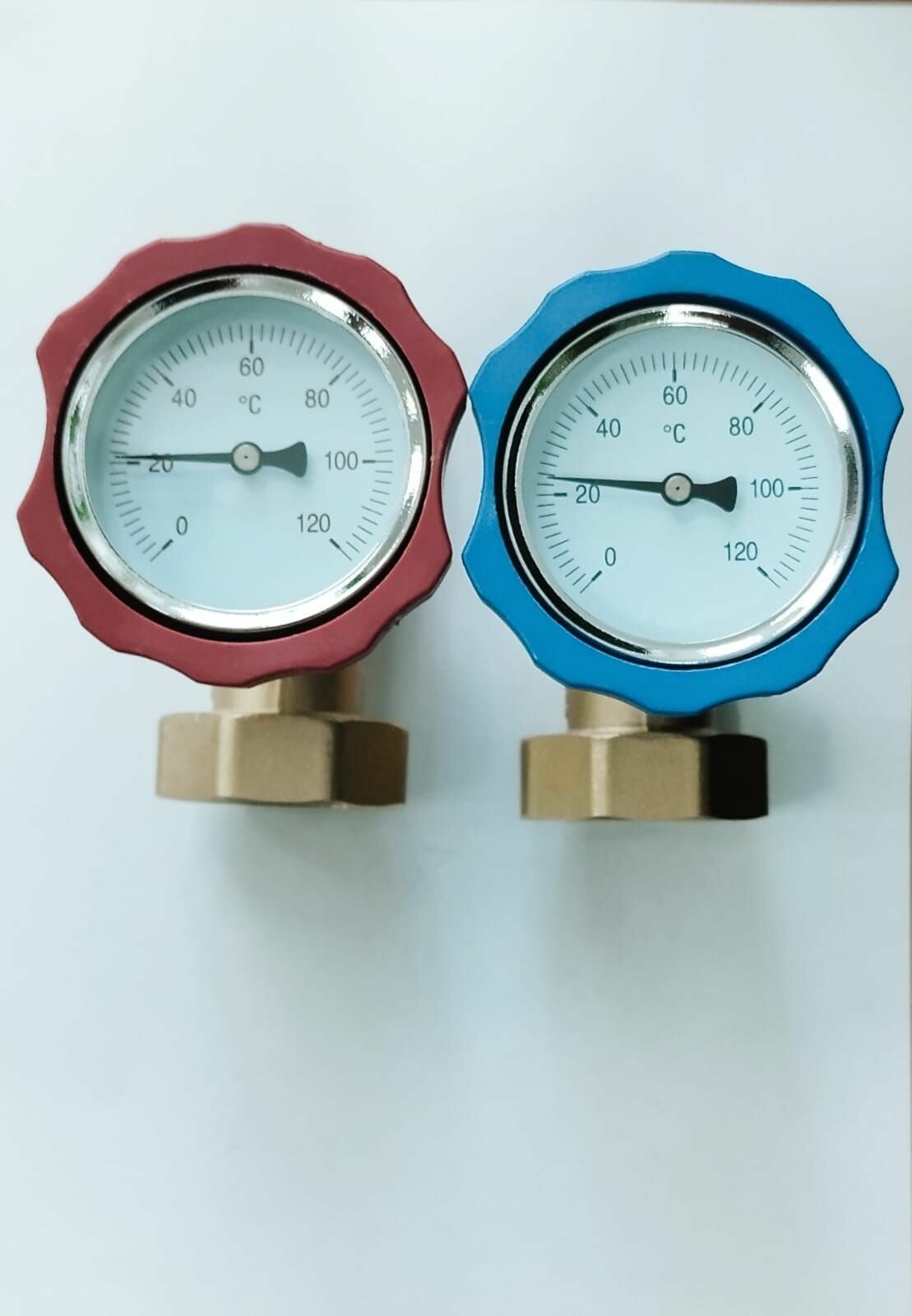 фото Краны с термометром и с гайкой для насосный групп MEIBES MK и UK Dn25 левый