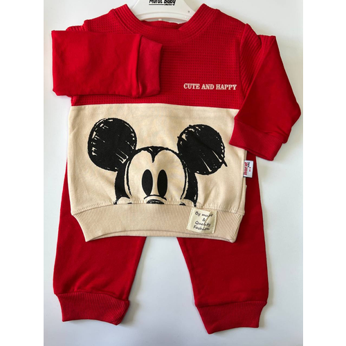 Комплект одежды By Murat Baby, размер 92, красный детский комплект одежды костюм для фотографирования новорожденных штаны детский костюм для фотосессии на день рождения с микки маусом