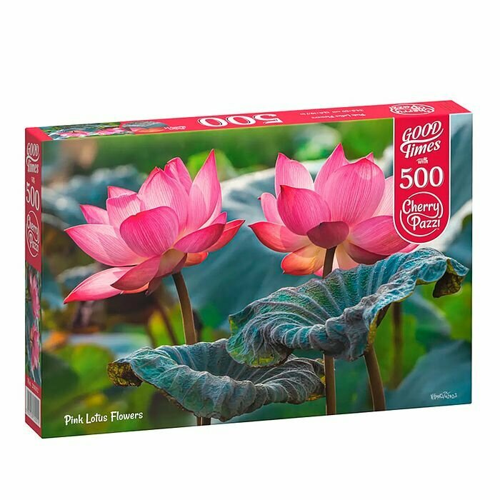 Пазл 500 Розовые цветы лотоса 20012