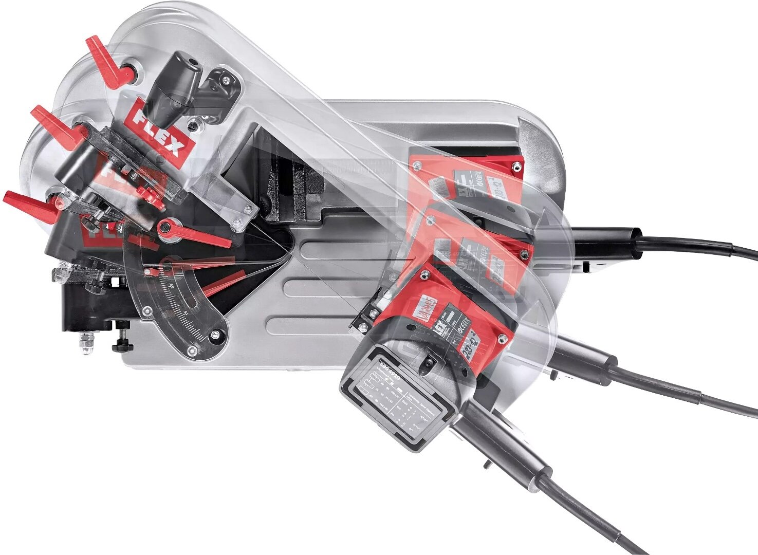 Изображение Ленточная пила по металлу с поворотной пильной рамкой Flex SBG 4910