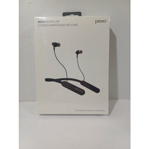 Беспроводные наушники PERO BE03 SPORTLIFE Blue вакуумные 1366₽