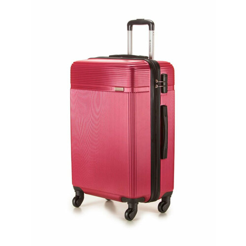 Умный чемодан 4 ROADS Ch0473, 91 л, размер L-, красный