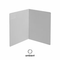 Доска разделочная ambient Omni 365х256х2 мм светло-серый