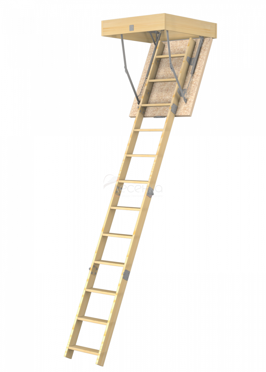 Деревянная чердачная лестница ЧЛ-23 600х875