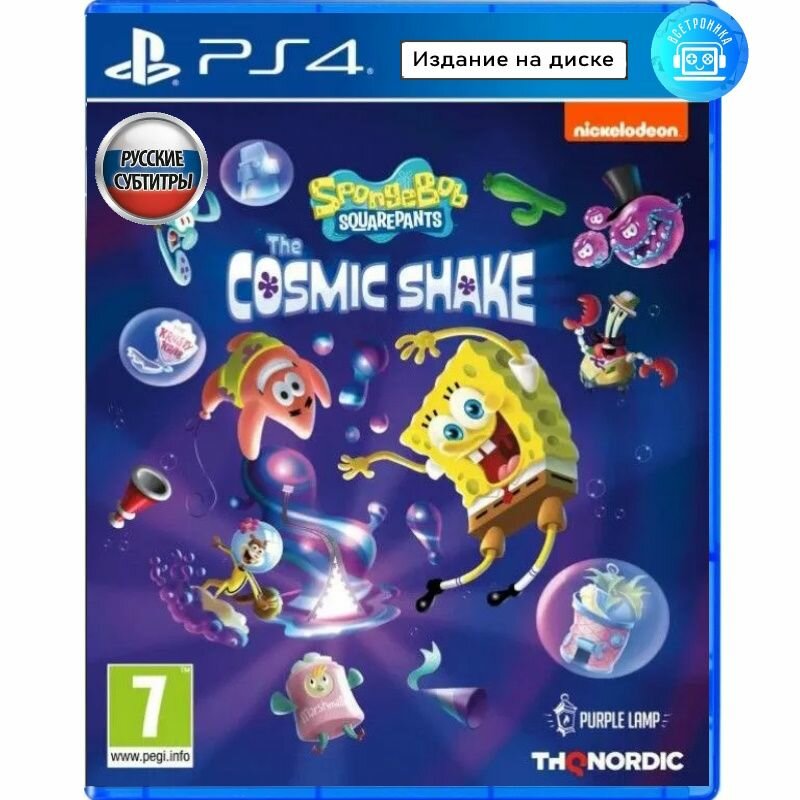 Игра SpongeBob SquarePants: The Cosmic Shake (PS4) Русские субтитры