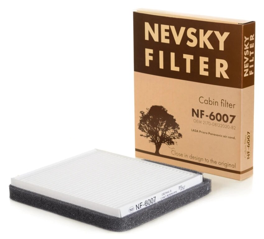 NF6007 невский фильтр салонный лада Приора (2170) с кондиционером Panasonic