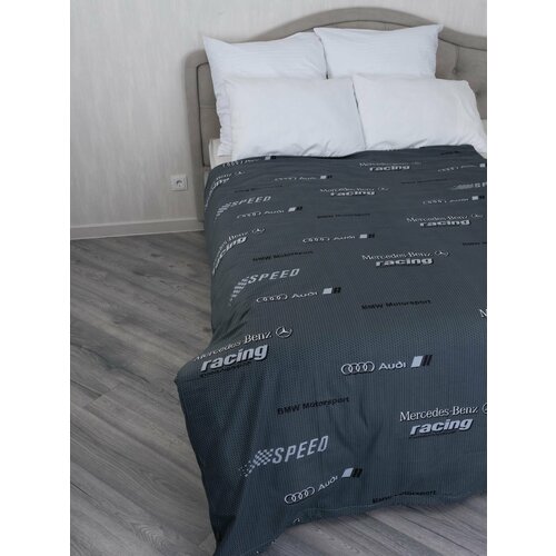 Пододеяльник ИНТЕТЕКС Ясельный поплин 110x147 см чёрный хлопок 100 ИНТЕТЕКС 519₽