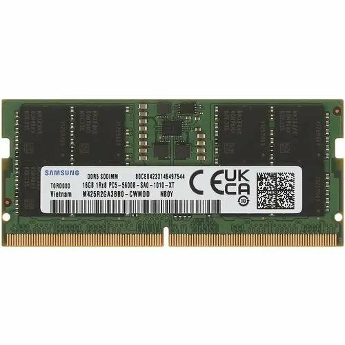 Модуль памяти Samsung 16GB DDR5 SODIMM 5600MHz M425R2GA3BB0-CWM 1005000₽