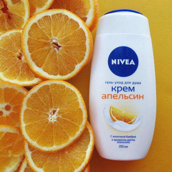 Гель для душа NIVEA SHOWER Крем и Апельсин 250мл