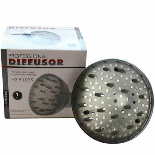 Диффузор для фена HS51039 Серый Пальчиковый для фенов с узким соплом 52x52 мм 80700₽