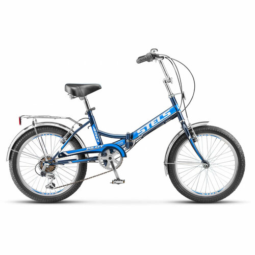 Подростковый велосипед STELS Pilot 450 20 Z011 (2018) синий 13.5 (требует финальной сборки) городской велосипед stels pilot 310 20 z011 2018 малиновый 13 требует финальной сборки