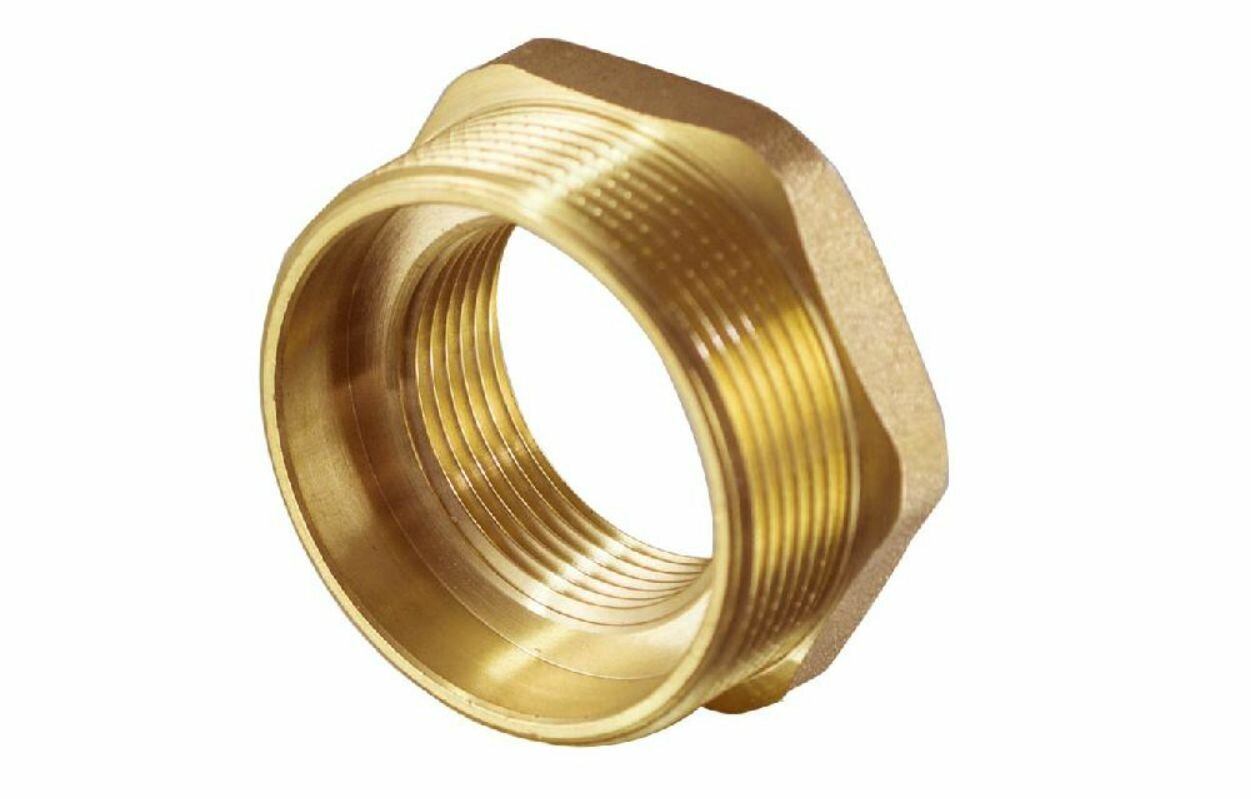 фото Футорка латунная 1 1/4*1 нар/внут Tim 1шт
