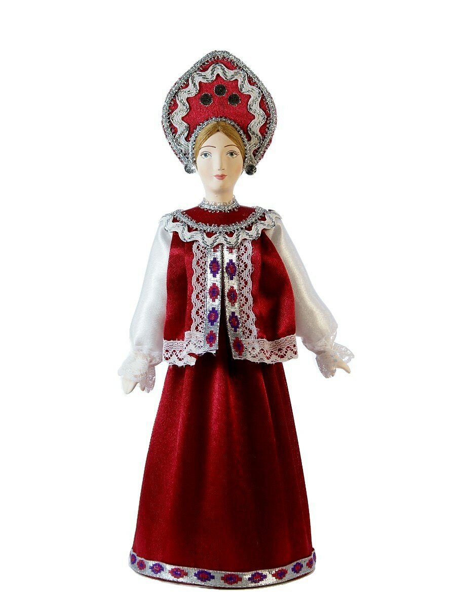 Кукла коллекционная в Девичьем русском костюме
