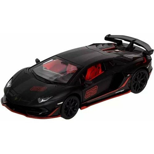Модель машины Lamborghini Aventador SVJ 1:32 15,5см 68672 свет, звук, инерция модель машины toyota camry 1 32 13 5см свет звук инерционный механизм 05697