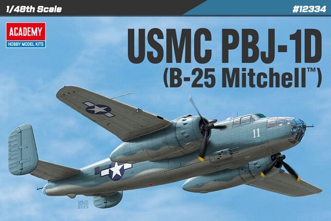 12334 Academy USMC PBJ-1D (B-25 Mitchell) 1/48