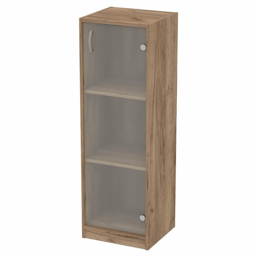 Шкаф Меб-фф Офисный шкаф СБ-61А5 матовый цвет Дуб Крафт 4037123 см 6949₽