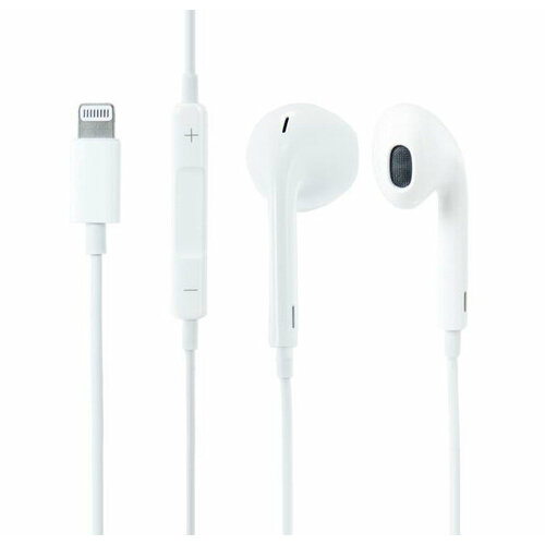 Гарнитура EarPods Lightning H7 для Apple с управлением громкостью и микрофоном 590₽