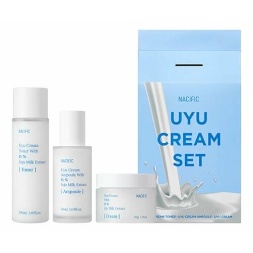 NACIFIC Набор уходовых средств Uyu Cream Triple Set