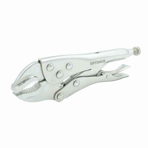 Зажимные клещи с изогнутыми губками 180 мм OPTIMUS 11107 609₽