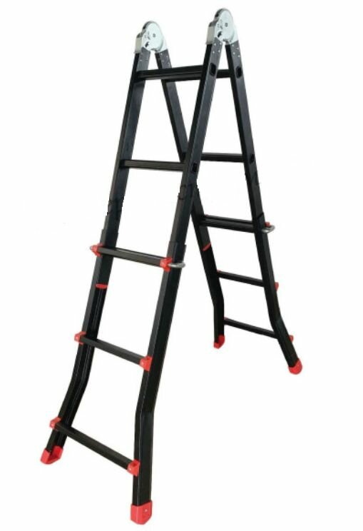 фото Шарнирная лестница WORKY Pro 4*3