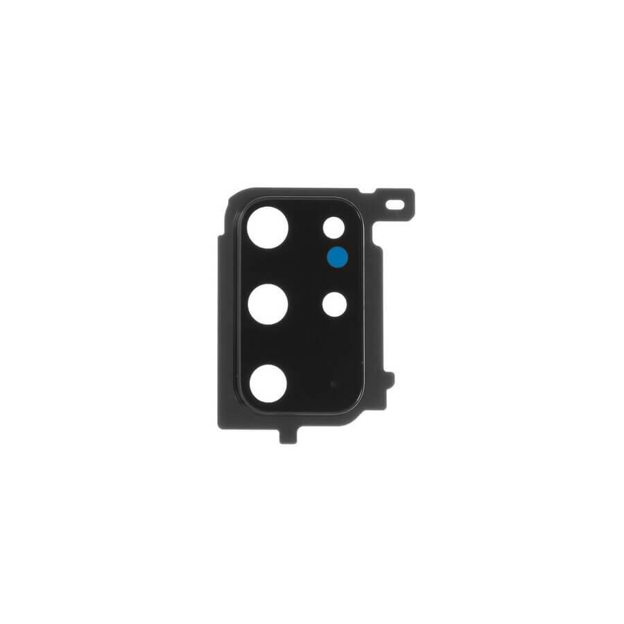 Стекло камеры (линза, объектив) для Samsung Galaxy S20+ (Plus, G985) в рамке Черный