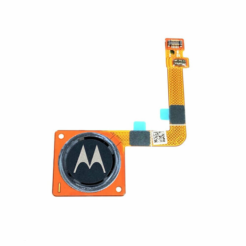 Сканер отпечатков с коннектором для Motorola Moto G7 Plus XT1965 (Original) Черный стекло модуля для motorola moto g7 moto g7 plus черный aa