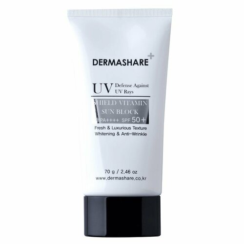 DERMASHARE Солнцезащитная эмульсия SPF50 Uv Shield Vitamin Sun Block 4190₽
