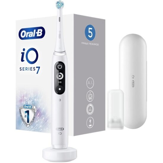 Зубная щётка электрическая Oral-b iO7 White Alabaster