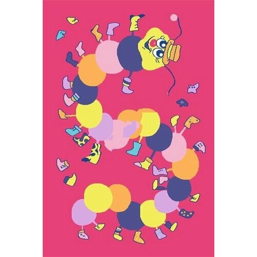 Agnella Ковер Funky Top Iwo amaranth 3x4м