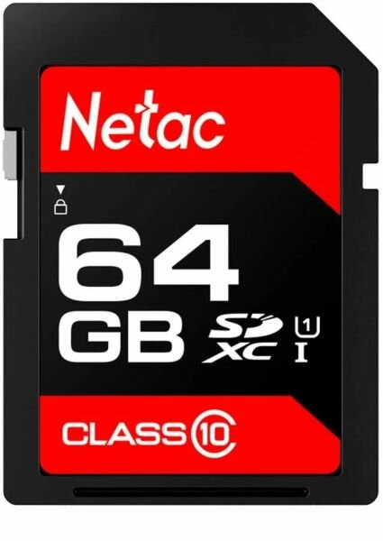 Карта памяти Netac P600 Standart 64GB Class10 80B/s (NT02P600STN-064G-R)