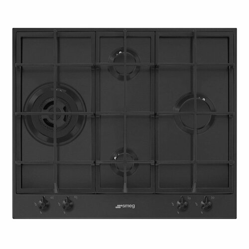 Газовая варочная панель 60 см Smeg Classica PX364LMB черная 9069000₽
