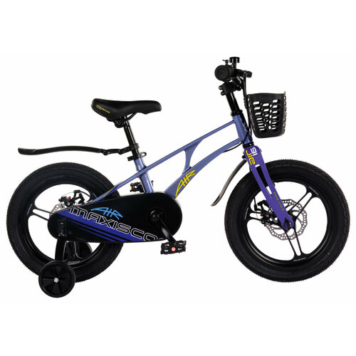 Детский велосипед Maxiscoo Air Pro 16 (2024) 16 Светло-синий (100-120 см) велосипед детский maxiscoo air делюкс плюс 16 фиолетовый матовый