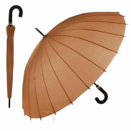 Зонт-трость Amico, коричневый