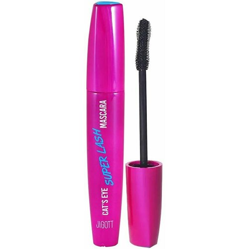 JIGOTT, Тушь для ресниц удлинияющая - Cat's eye power super lash mascara