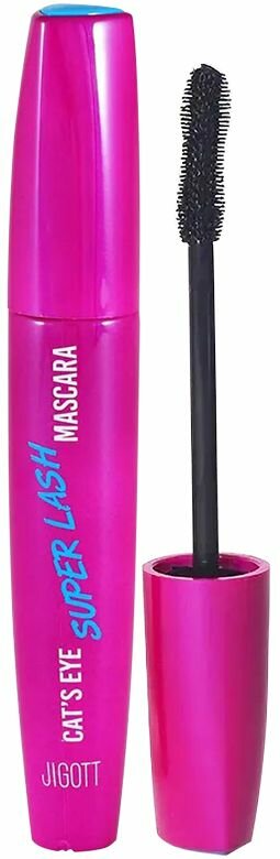 JIGOTT, Тушь для ресниц удлинияющая - Cat's eye power super lash mascara