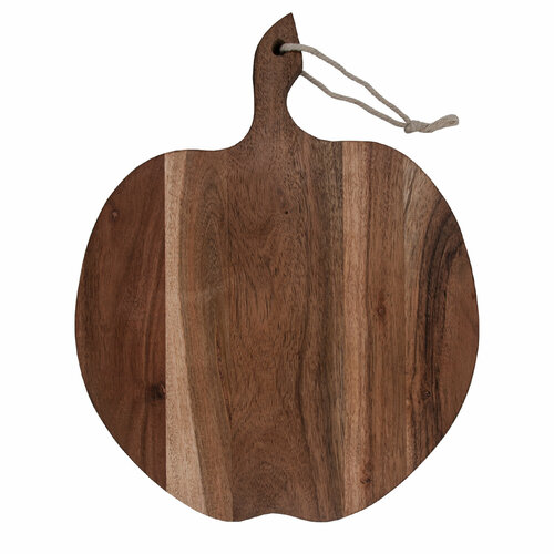 Доска разделочная из дерева акации Яблоко темная Borghouse размером 30х25 см 1236₽