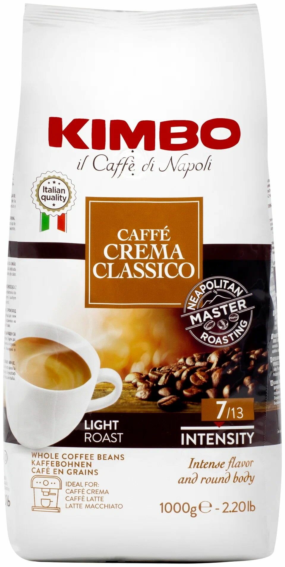 Kimbo Crema Classico кофе в зернах 1кг