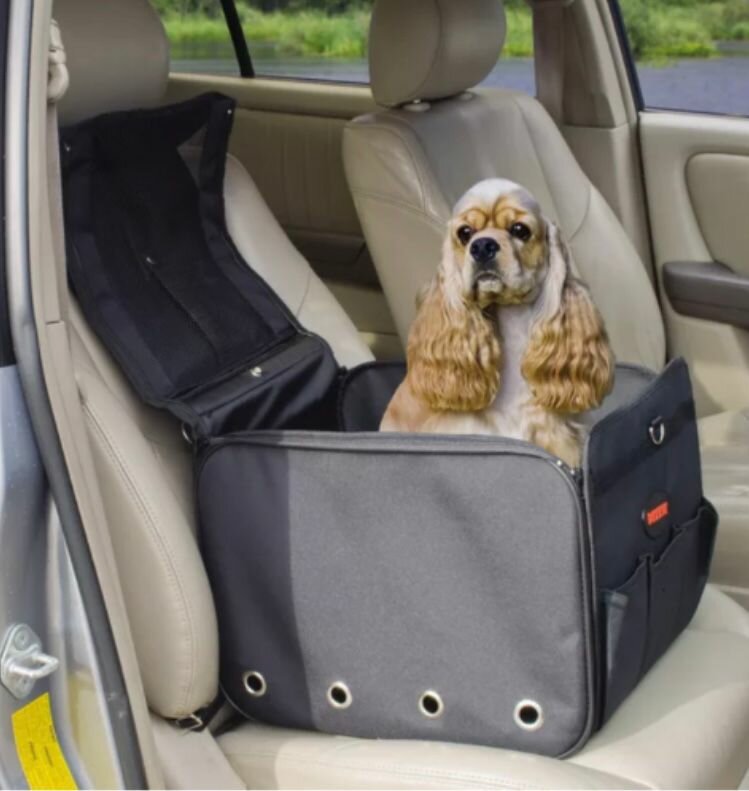 Автомобильная сумка-переноска DEZZIE для собак и кошек.