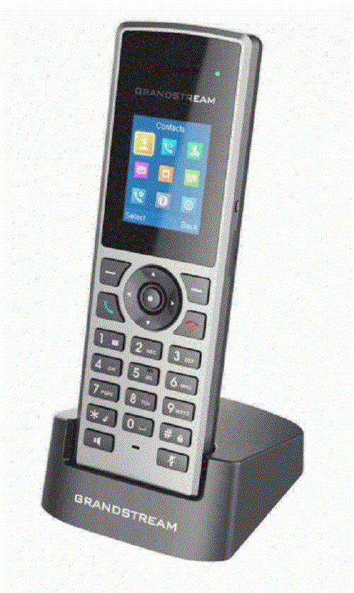 Системный телефон Grandstream DP722 серый/черный